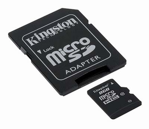 Kingston 8 GB Micro SDHC Class 10 geheugenkaart