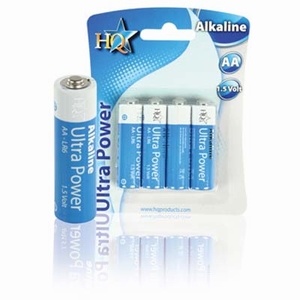 HQ Alkaline Batterijen AA 1.5V 4-Blister