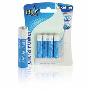 HQ Alkaline Batterijen AAA 1.5V 4-Blister