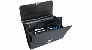 WEDO Flapover Briefcase ELEGANCE A4 - Black