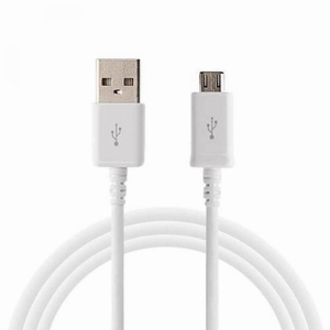 Micro USB Kabel - 1 mtr Wit